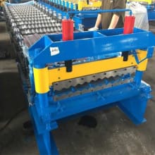 Corrugated iron sheet making machine