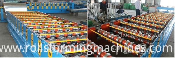 Glazed tile roll forming machine