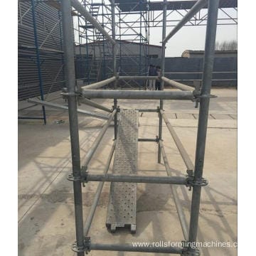 Galvanized layer ringlock scaffolding roll forming machine