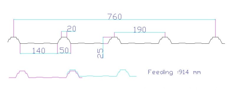 760 roof profile - 02