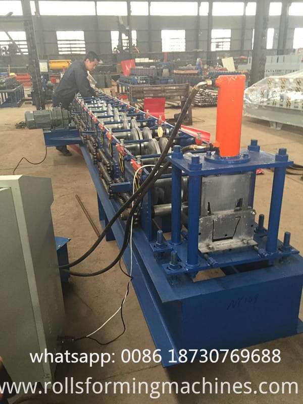 steel gutter production line