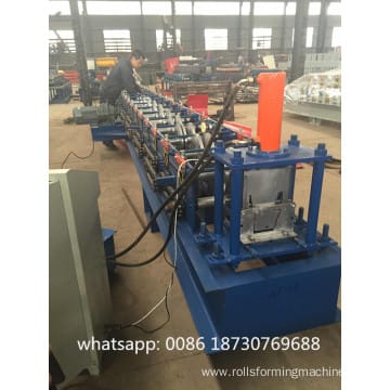 Steel water rain gutter roll forming machine