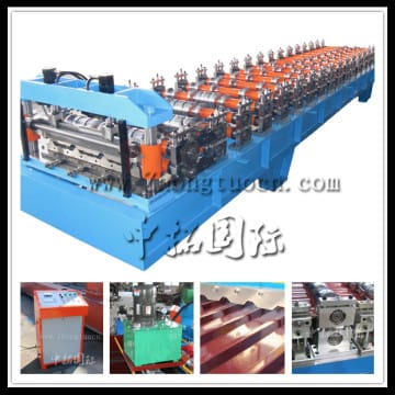 Steel Sheet Roof Panel Roll Forming Machine Effective Width 1100