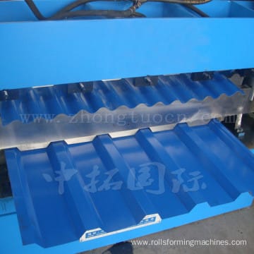 Double Color Sheet Roof Forming Machine
