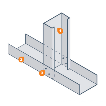 Stud truss track omega rolling machine for Algeria