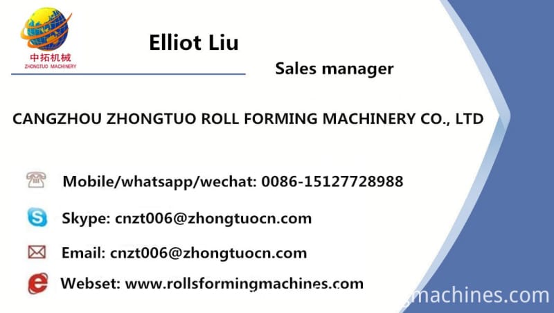 Used Metal Roof Panel Roll Forming Machine