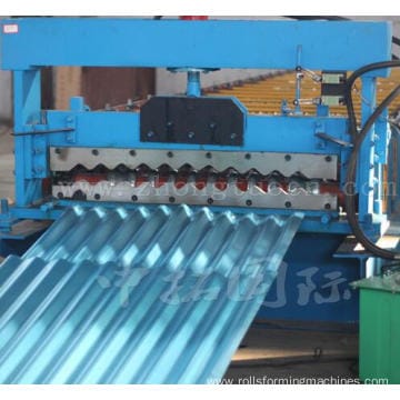 Colored steel roof panel corrugated roll forming machine