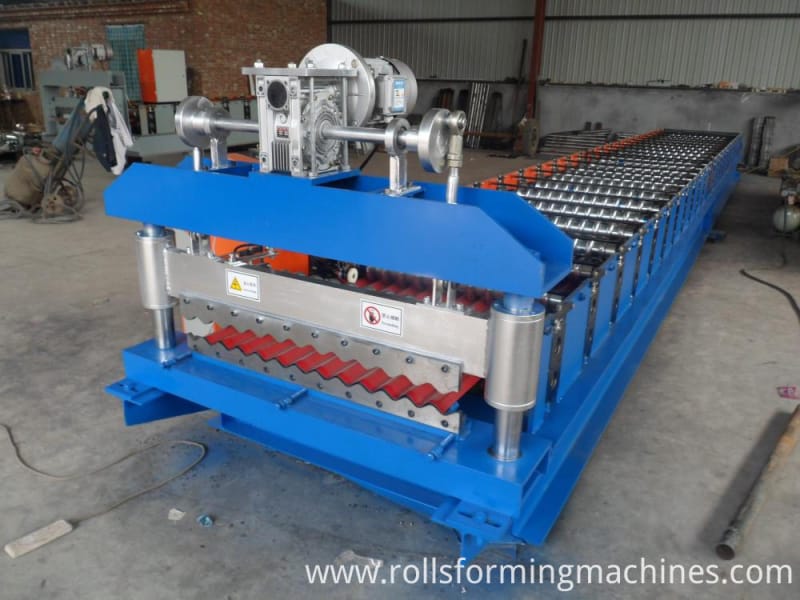 corrugated panel machine