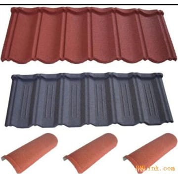 Color stone supply for stone coated roofing tile production line