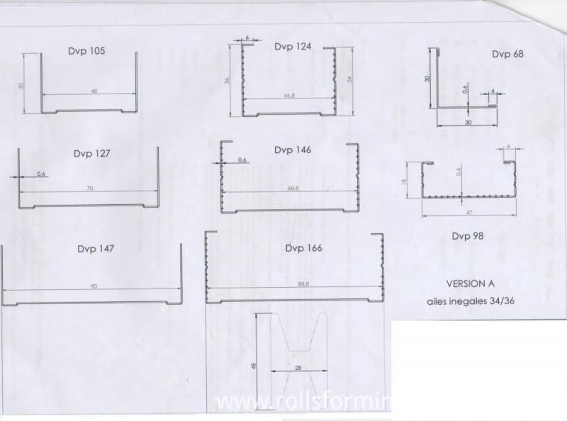 Certificate Of Origin Form C Steel Roof Purlins/Steel Purlin Equipment/C Shape Purlin Cold Roll Former