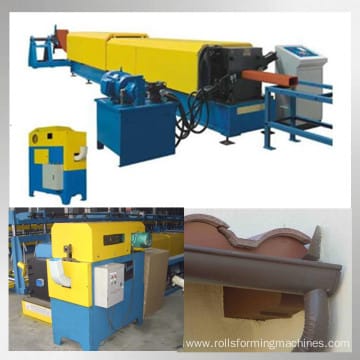 Steel water rain gutter roll forming machine