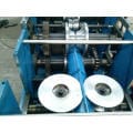 Steel rain gutter downspout roll forming machine