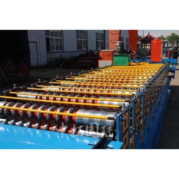 Colored Steel Gal Trapezoidal Roof Tile Making Machine