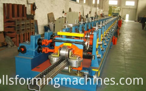 storage shelf upright pillar forming machine