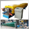 Rain gutter downpipe roll forming machine