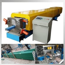 Rain gutter downpipe roll forming machine