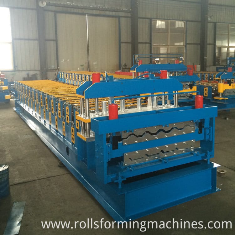 double layer roofing panel roll forming machine )