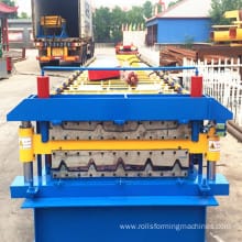 colored steel double layer roofing machine