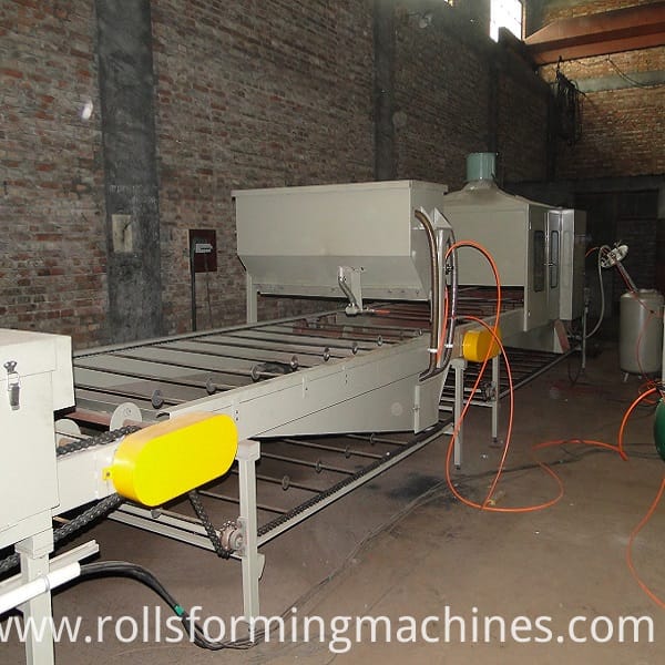 Stone Chip Coated Roof Tile Machine with Slitting Line