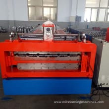 1250mm feeding width double layer roofing sheet machine