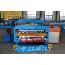 Color Steel Glazed Trapezoidal Sheet Roof Tile Machine