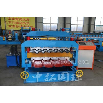 Double Layer Glazed Tile Roll Forming Machine