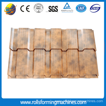 Glazed Tile Roofing Sheet Panel Roll Forming Machine