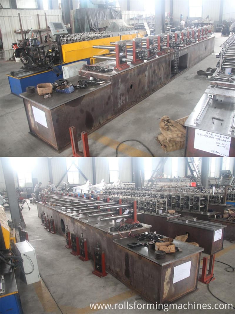 Steel c profile roll forming machine