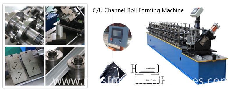 CU Channel Roll Forming Machine