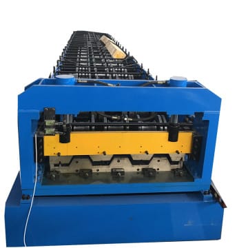 Round shouldered trapezoidal combined  floor decking machine