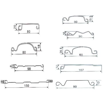 Metal shutter door rolling machine