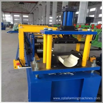 rain gutter steel roll forming machine