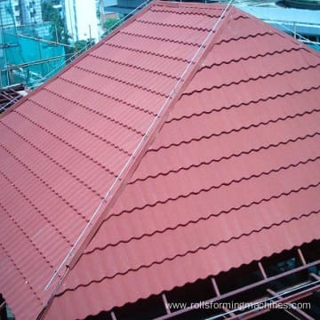 Colorful Stone-coated Metal Roof Tile Production Line