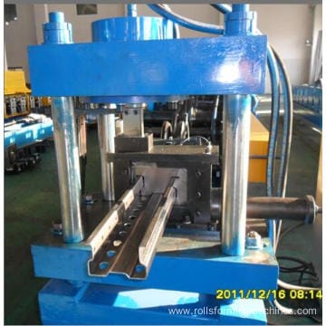 Storage shelf upright pillar roll forming machine