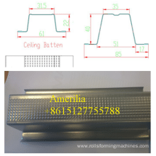 Top hat and battens roll forming machine