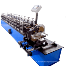 Metal shutter door rolling machine