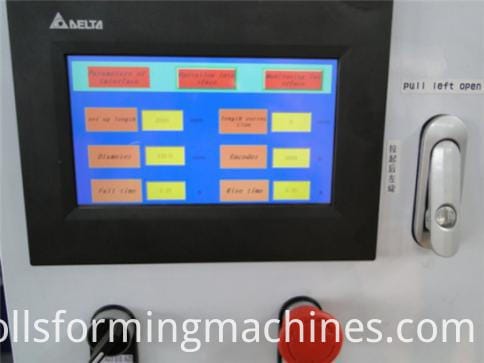  Garage Shutter Doors Making Machine-PLC station