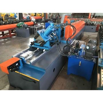 CE Galvanized C Z Purlin Roll Forming Machine