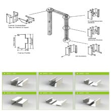 steel metal garage door frame roller former device