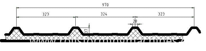 EPS sandwich panel roll forming machine