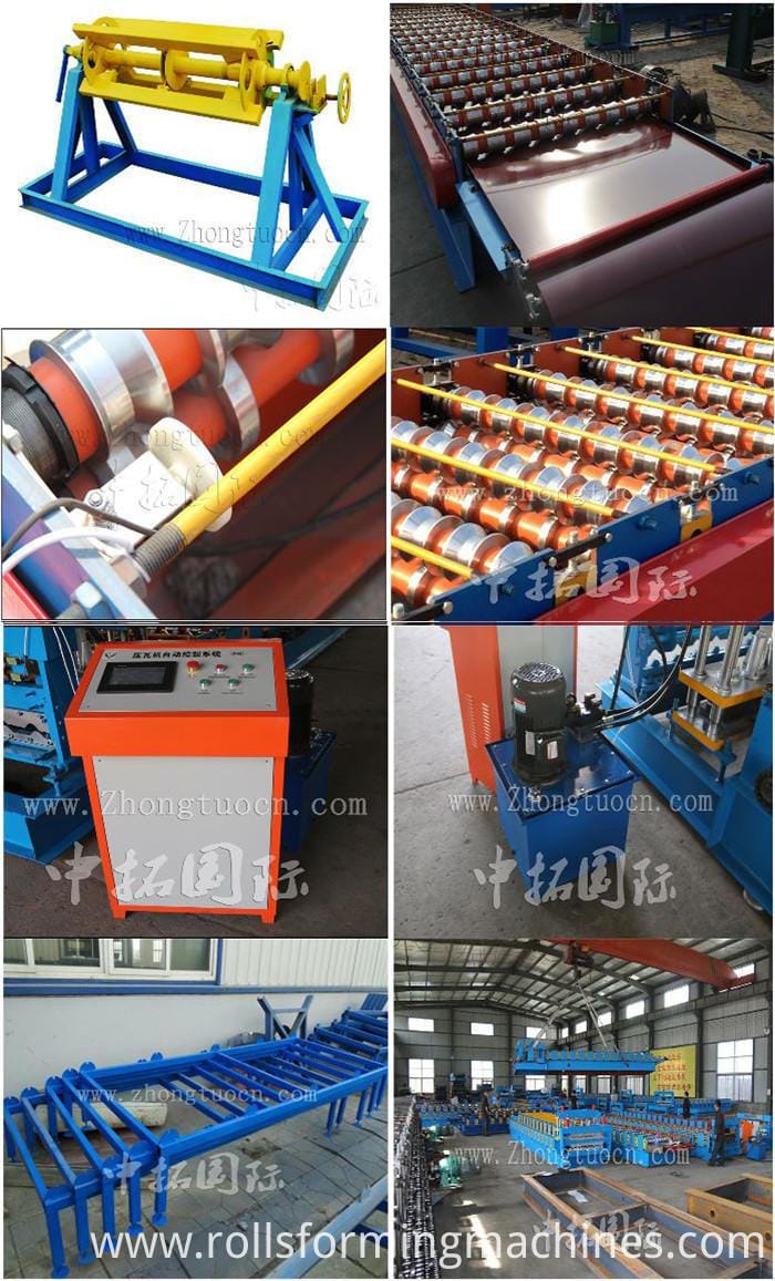 galvanized roof sheet machine