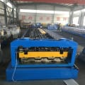 Floor deck metal roller machine