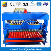 Corrugated roof sheet making machine