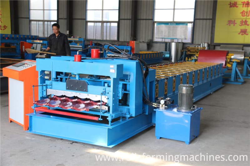 glazed steel tile roll forming machine 02