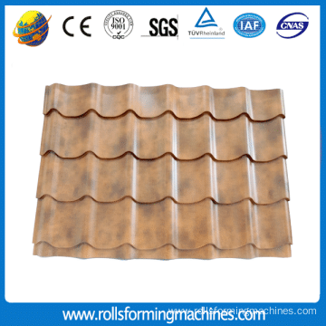 Glazed Tile Roofing Sheet Panel Roll Forming Machine