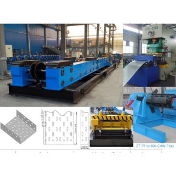 75 to 600 automatic cable tray rolling machine