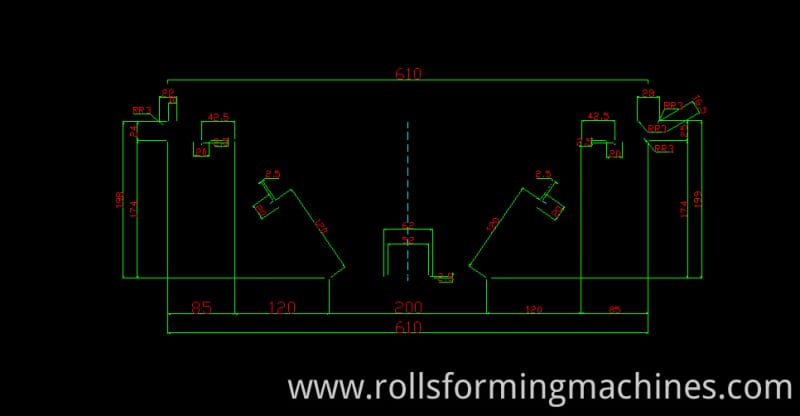  Long span Roof Roll Forming Machine 