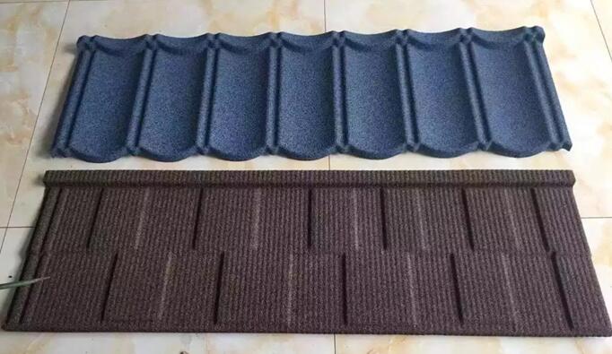 stone coated tile production line D3 Metro Roman Roof Tiles machine stone coated tile production line