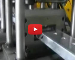 Smoke damper roll forming machine