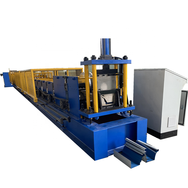 Metal Steel Roof Rain Gutter Rolling Forming Machine For Sale